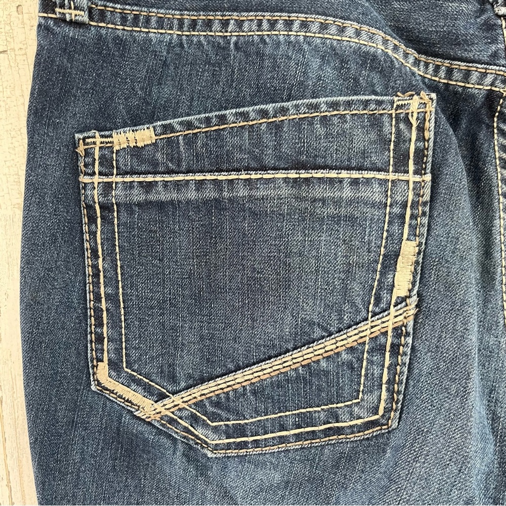 BKE Men’s Tyler 100% Cotton Denim Jeans Size 36X30 Straight Leg Regular Fit - Picture 9 of 11